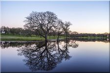 Sunset and Reflection, Rockville Hills Park